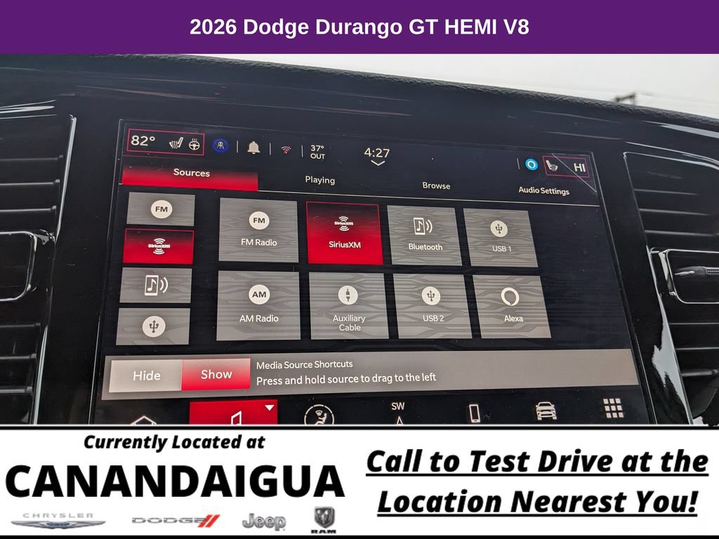 New 2026 Dodge Durango GT w/ Blacktop Package AWD/4WD image 25