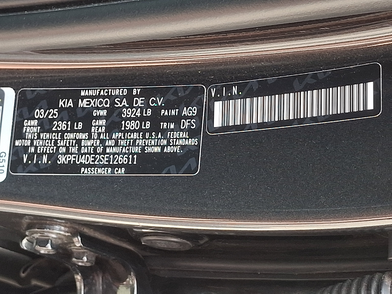Certified 2025 Kia K4 EX FWD image 27