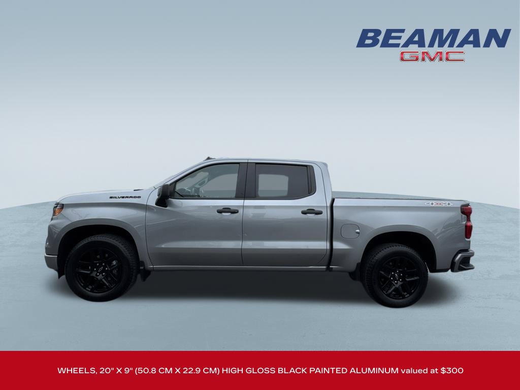 Used 2024 Chevrolet Silverado 1500 Custom w/ LPO, Dark Essentials Package AWD/4WD image 4