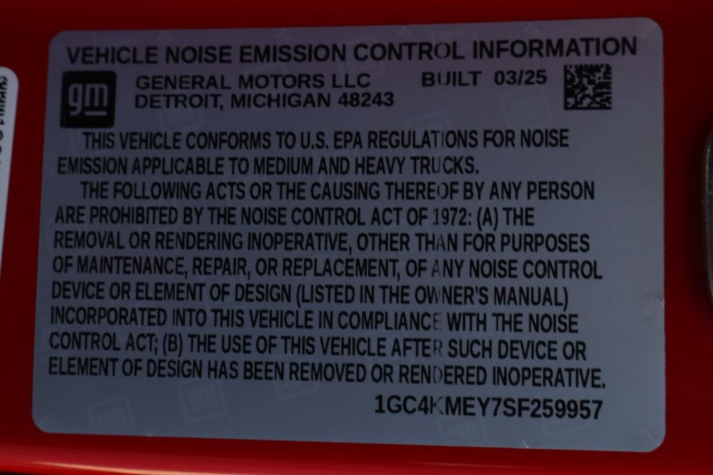 Used 2025 Chevrolet Silverado 2500 Custom w/ Custom Value Package AWD/4WD image 53