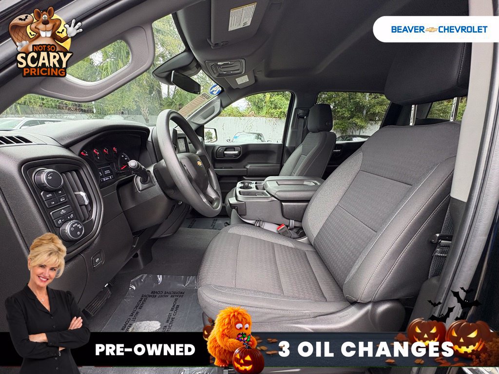 Used 2024 Chevrolet Silverado 1500 Custom w/ Turbomax Blackout Package AWD/4WD image 13
