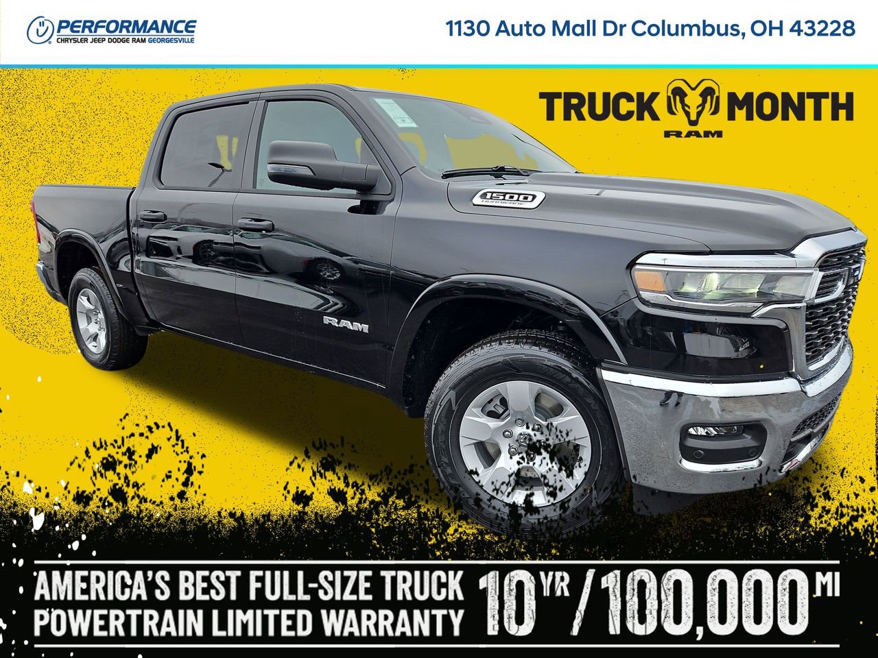 New 2026 RAM 1500 4x4 Crew Cab image 1