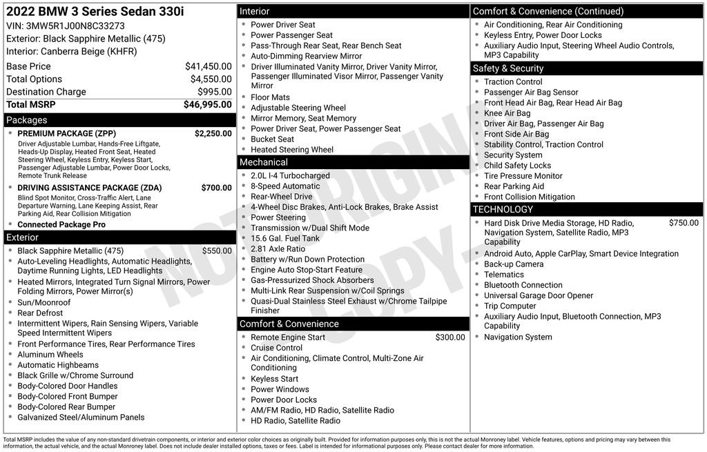 Used 2022 BMW 330i Sedan w/ Premium Package image 11