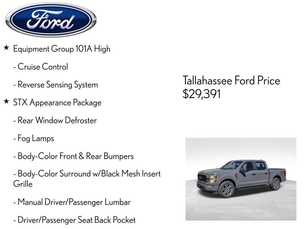 Used 2021 Ford F150 XL w/ STX Appearance Package RWD image 4