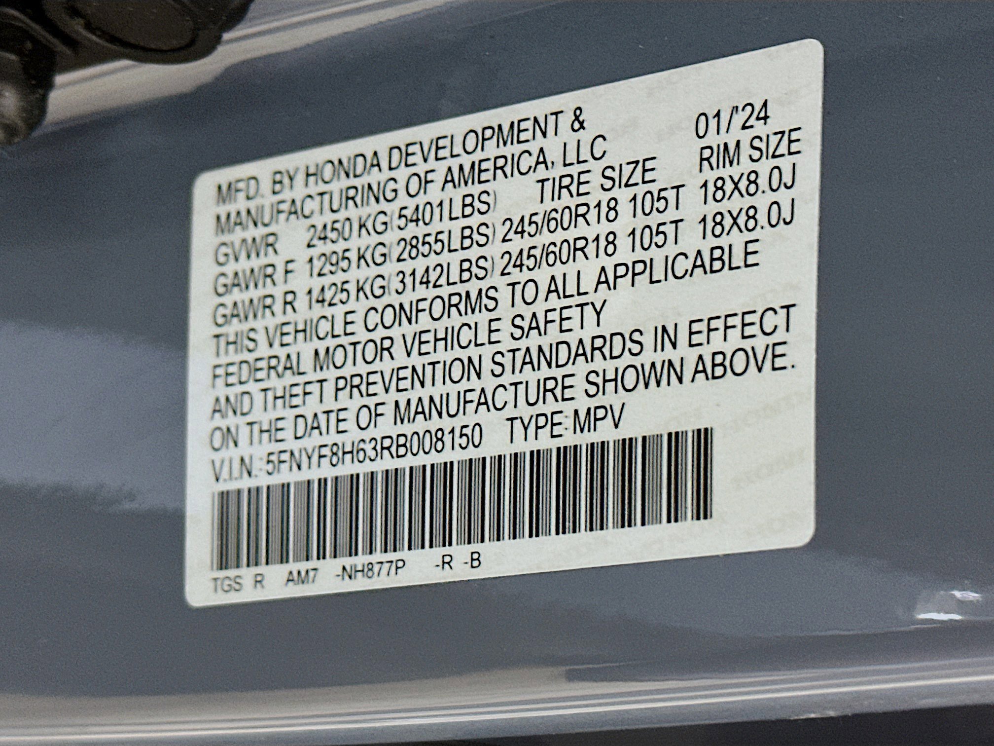 Used 2024 Honda Passport TrailSport image 12