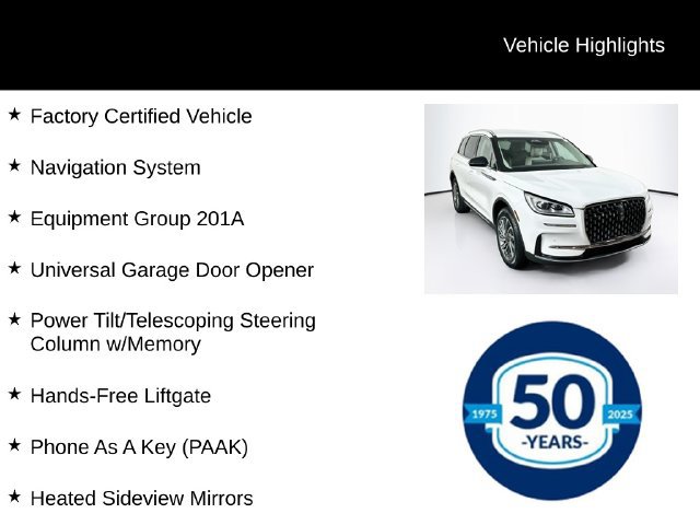 Certified 2023 Lincoln Corsair Reserve w/ Equipment Group 201A AWD/4WD image 8