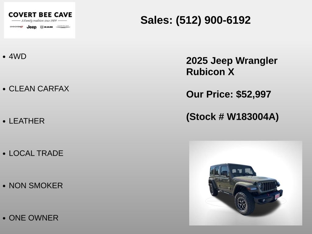 Used 2025 Jeep Wrangler Unlimited Rubicon image 6