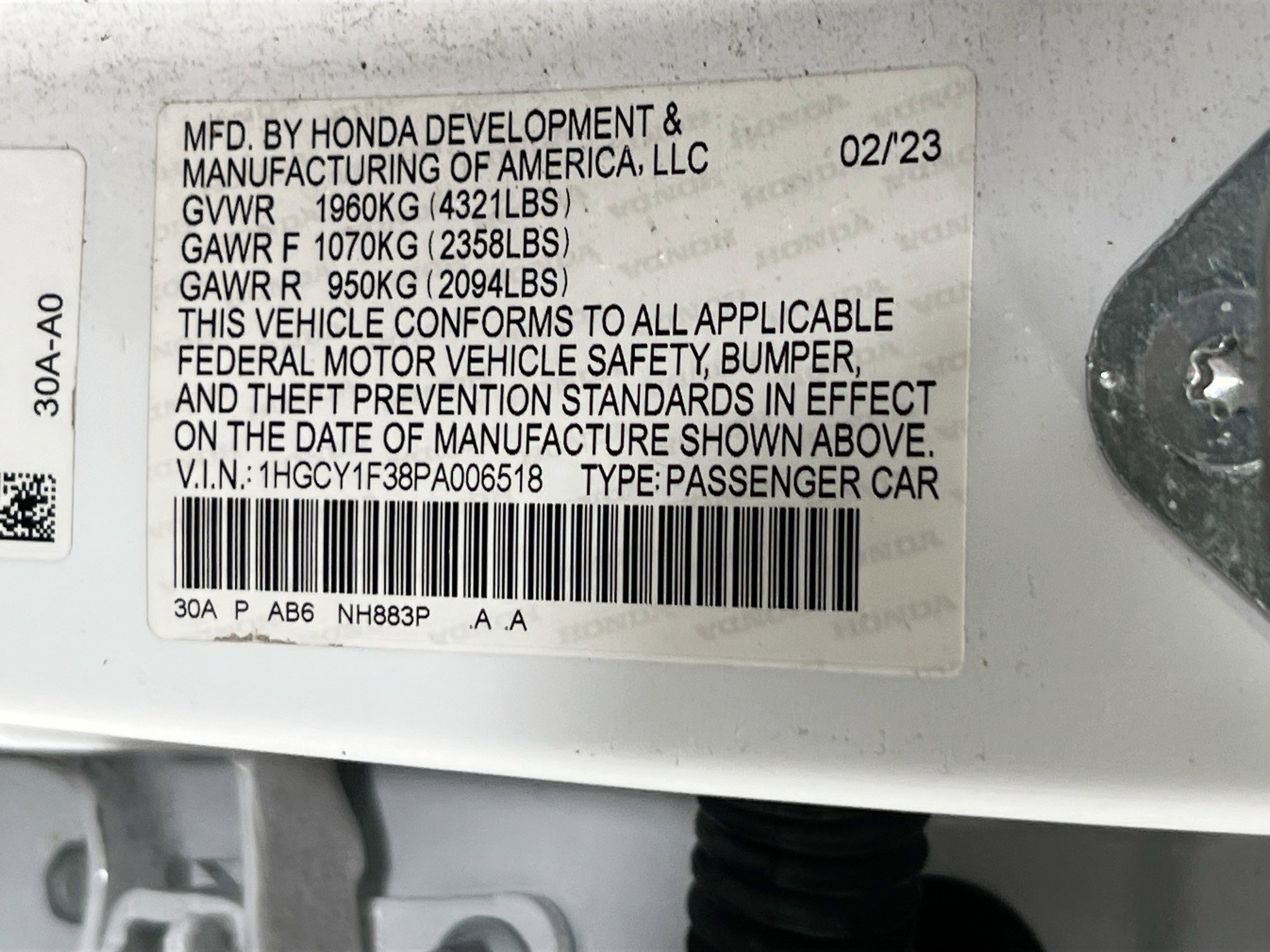 Used 2023 Honda Accord EX image 30