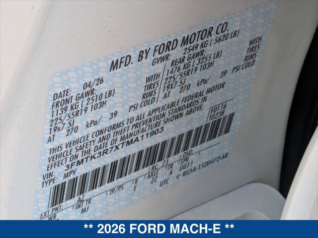 New 2026 Ford Mustang Mach-E Premium RWD image 20