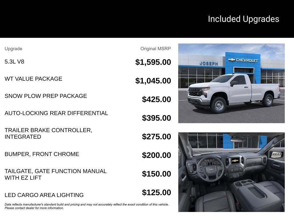 New 2024 Chevrolet Silverado 1500 W/T w/ WT Value Package AWD/4WD image 3
