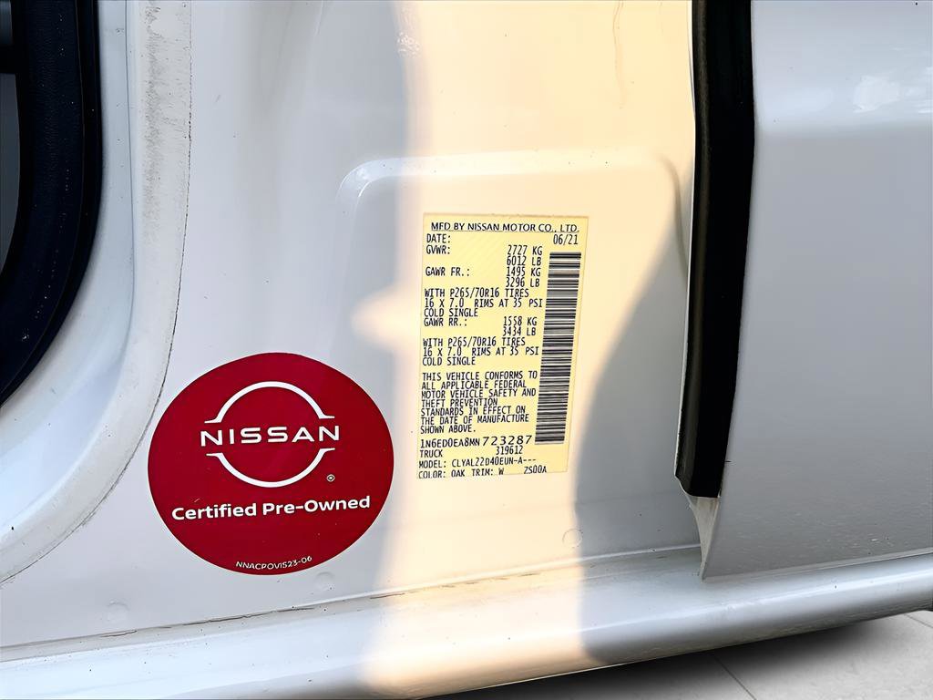 Used 2021 Nissan Frontier SV image 30