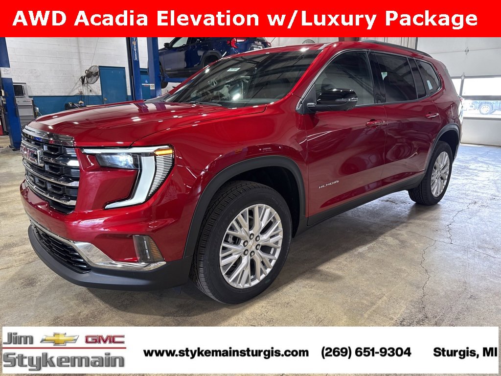 New 2025 GMC Acadia Elevation w/ Elevation Premium Package