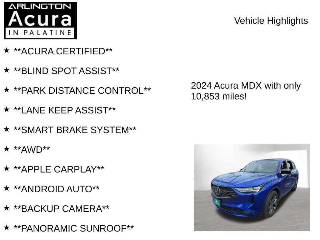 Used 2024 Acura MDX A-Spec image 7
