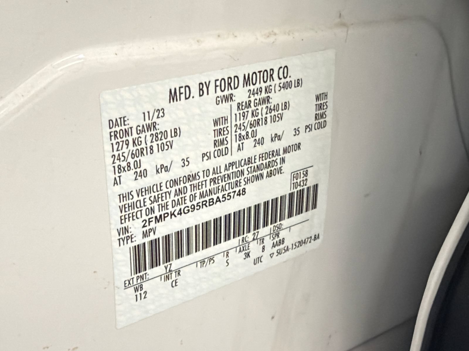 New 2024 Ford Edge SE AWD/4WD image 31