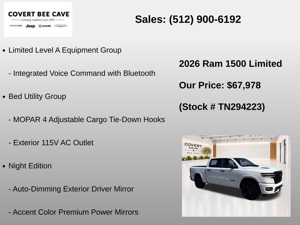 New 2026 RAM 1500 Limited AWD/4WD image 31