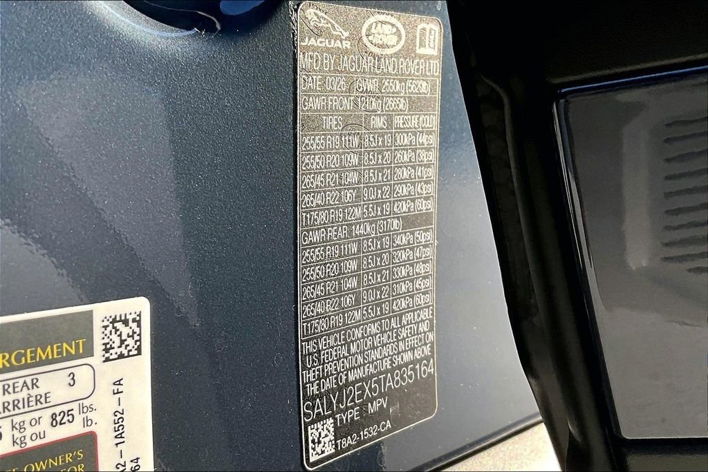 New 2026 Land Rover Range Rover Velar S AWD/4WD image 8