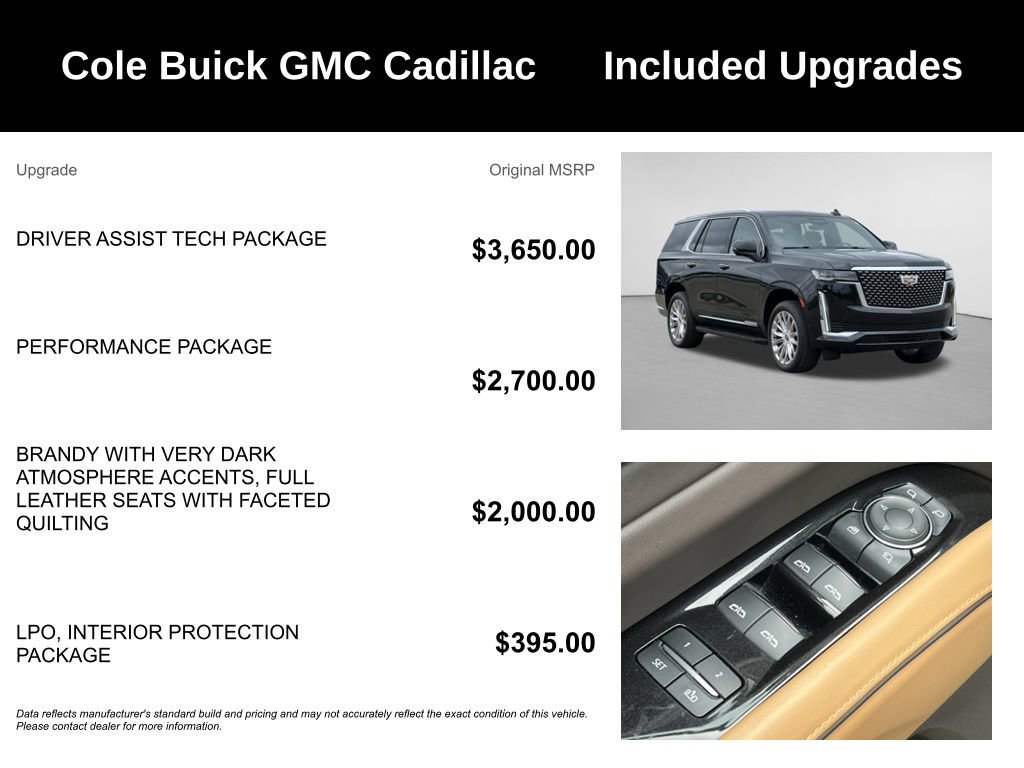 Used 2021 Cadillac Escalade Premium Luxury w/ Driver Assist Tech Package image 3