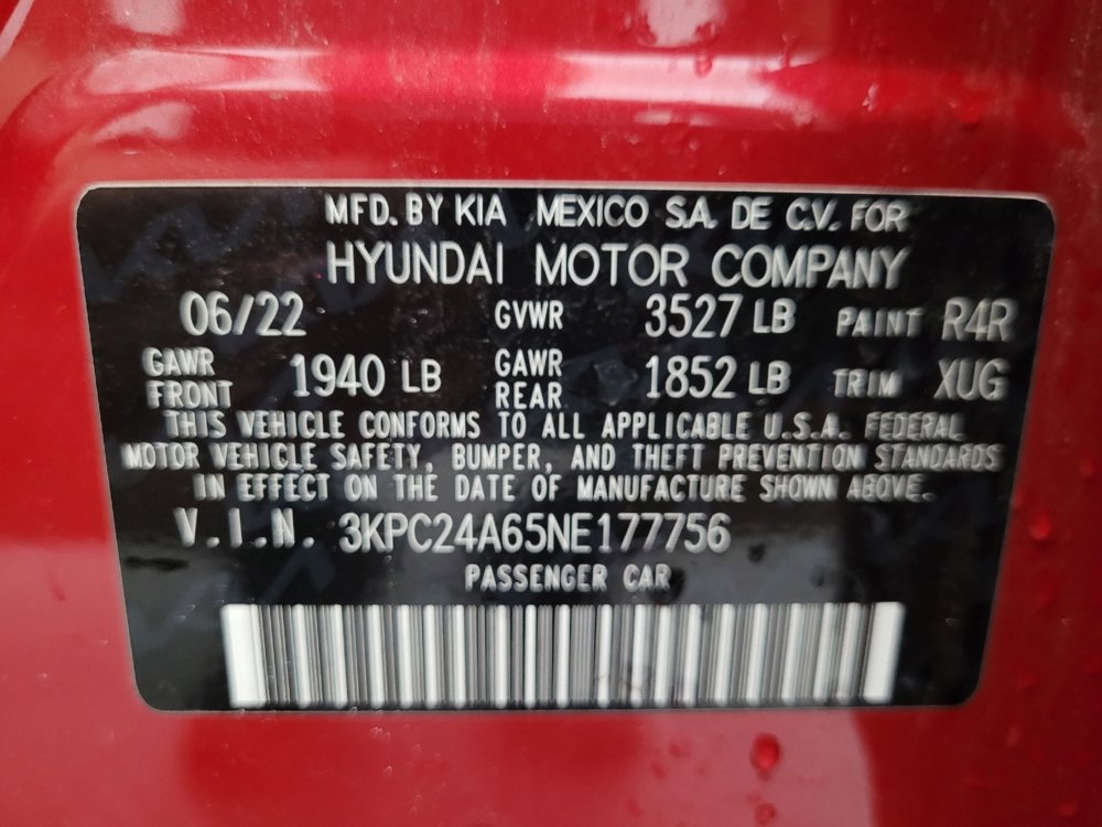 Used 2022 Hyundai Accent SEL w/ Cargo Package image 33