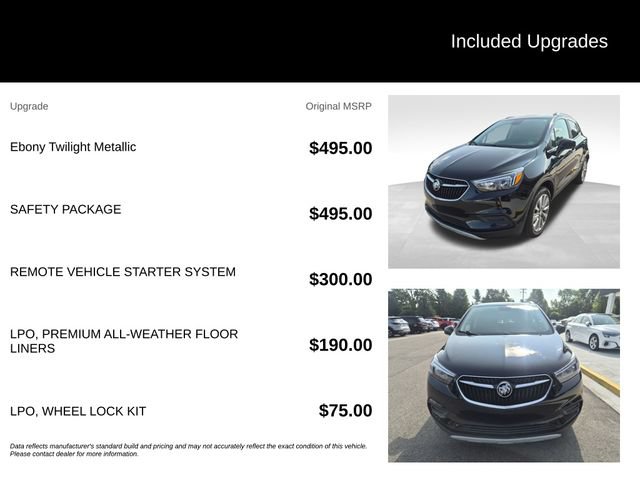 Certified 2020 Buick Encore Preferred w/ Safety Package AWD/4WD image 8