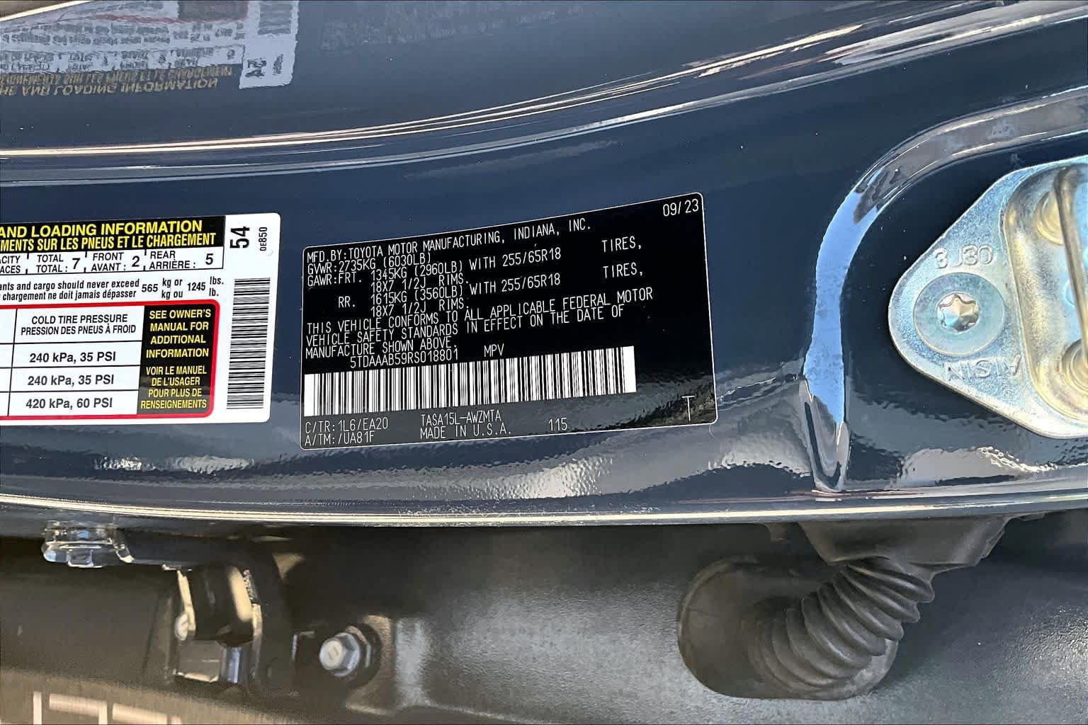Certified 2024 Toyota Grand Highlander AWD image 36
