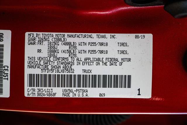 Used 2020 Toyota Tundra SR5 w/ SR5 Leather Package AWD/4WD image 27