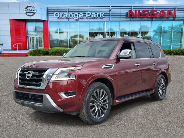 Used 2023 Nissan Armada Platinum w/ Captain's Chairs Package RWD image 2