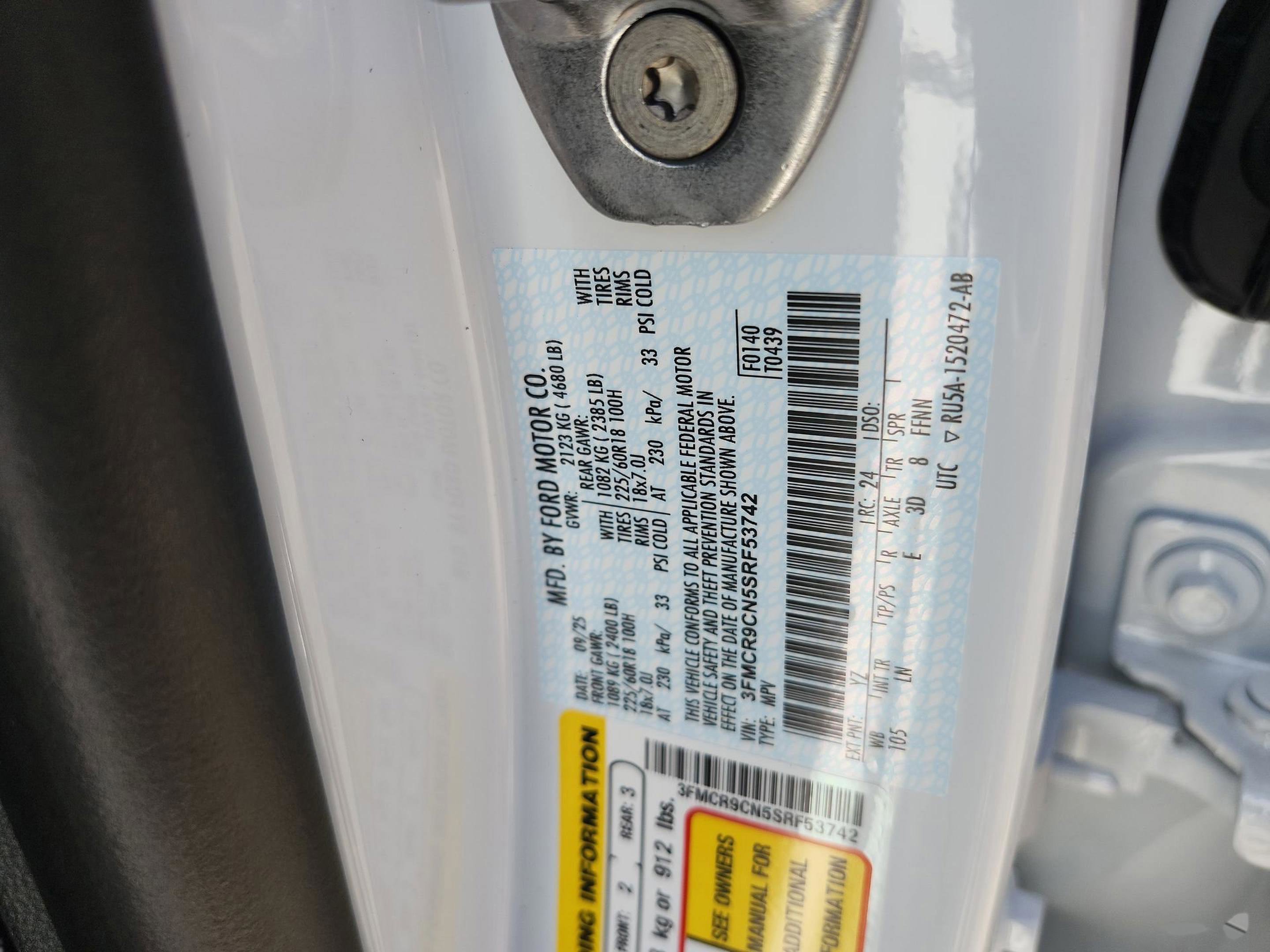 New 2025 Ford Bronco Sport Outer Banks image 24