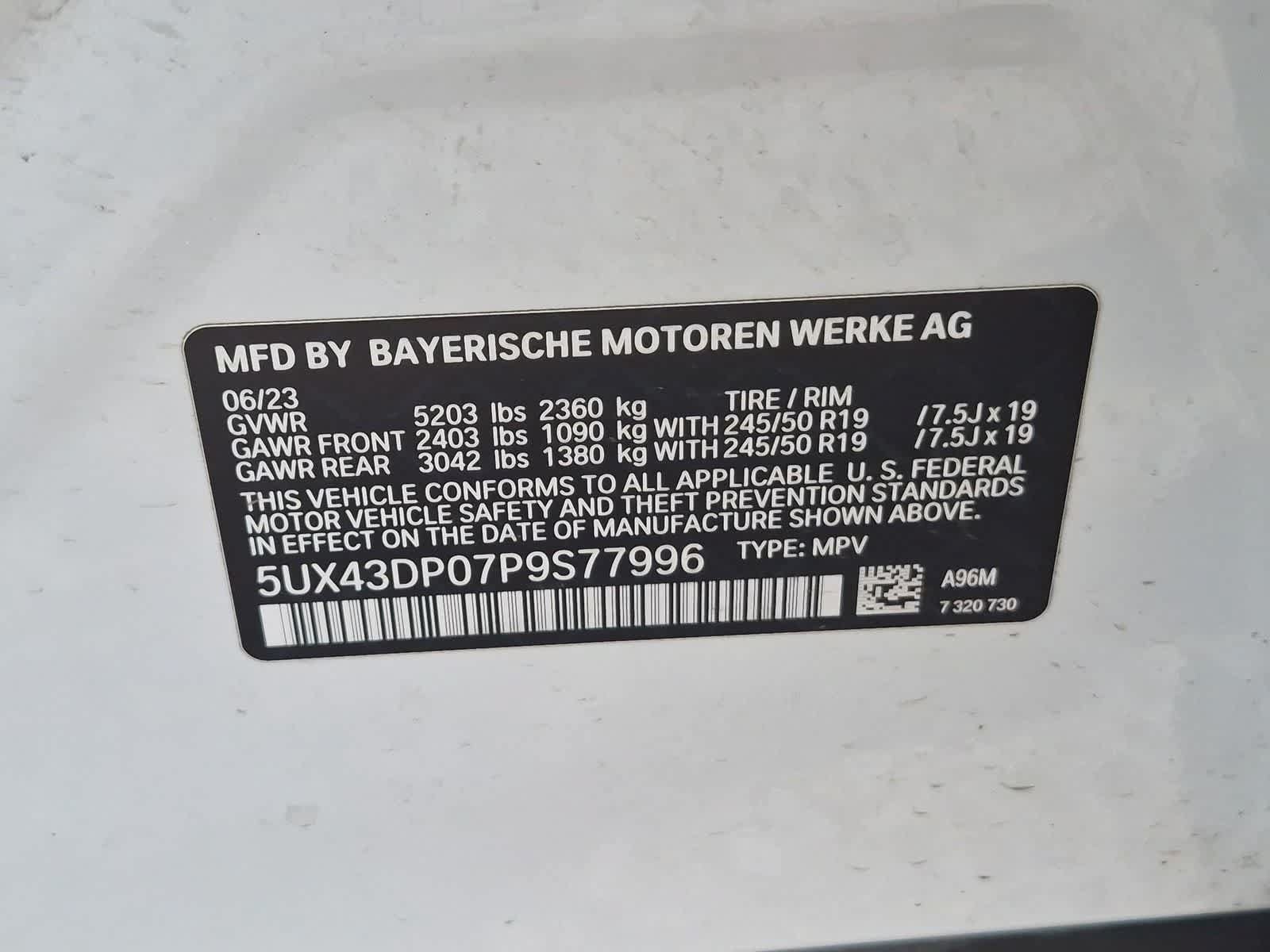 Used 2023 BMW X3 sDrive30i RWD image 34
