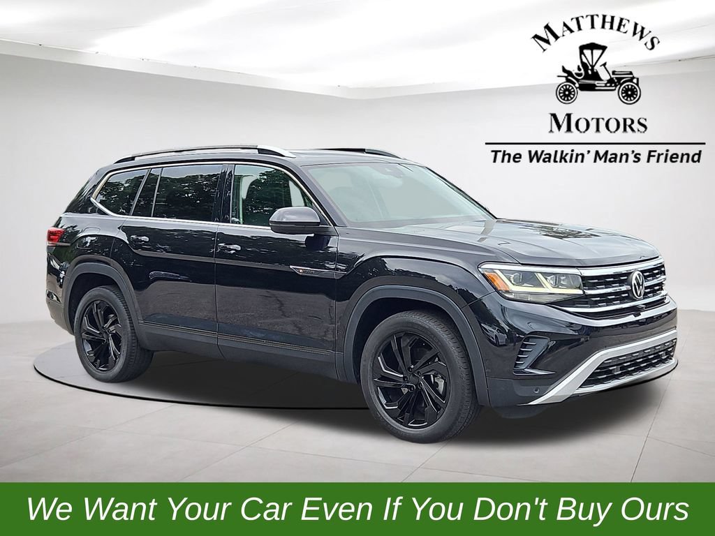 Used 2021 Volkswagen Atlas SEL Premium AWD/4WD image 1