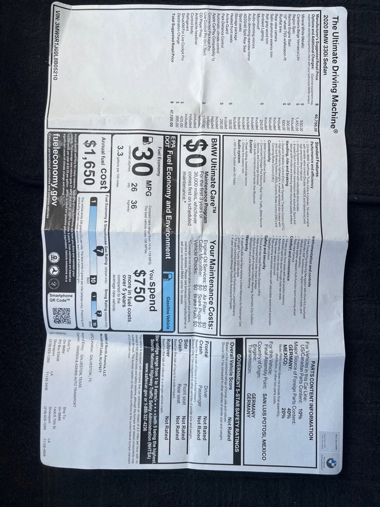 Used 2020 BMW 330i Sedan image 25