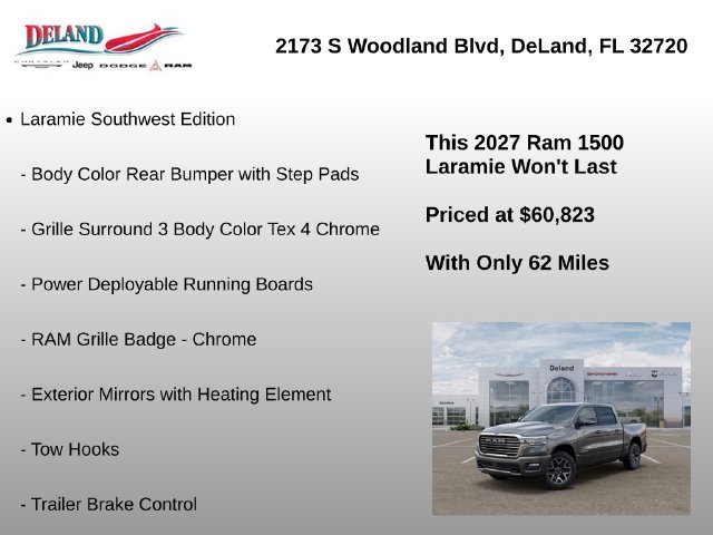 New 2027 RAM 1500 Laramie w/ Laramie Southwest Edition AWD/4WD image 22