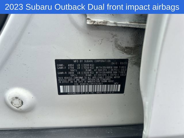 Used 2023 Subaru Outback Onyx Edition AWD/4WD image 19