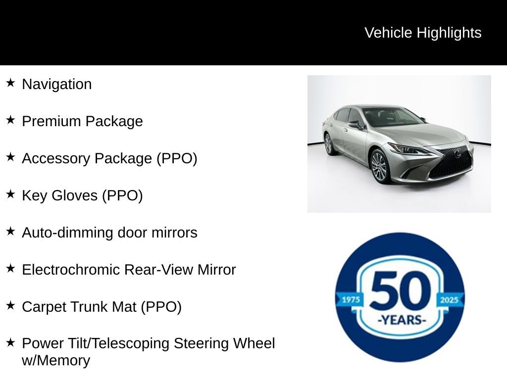 Used 2021 Lexus ES 250 w/ Premium Package AWD/4WD image 9
