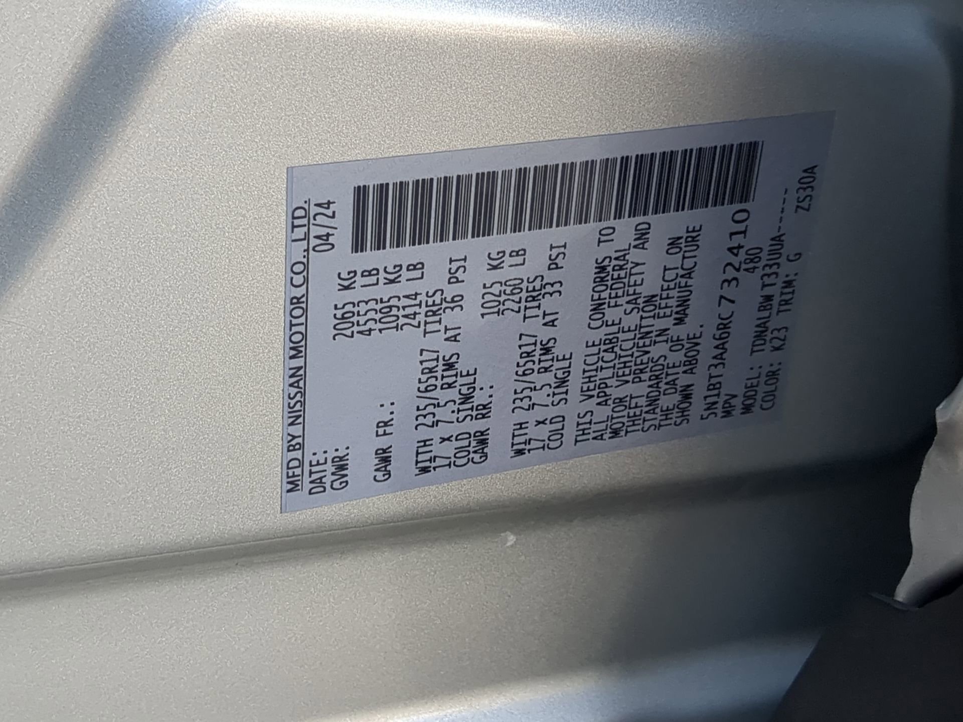 Used 2024 Nissan Rogue S FWD image 69