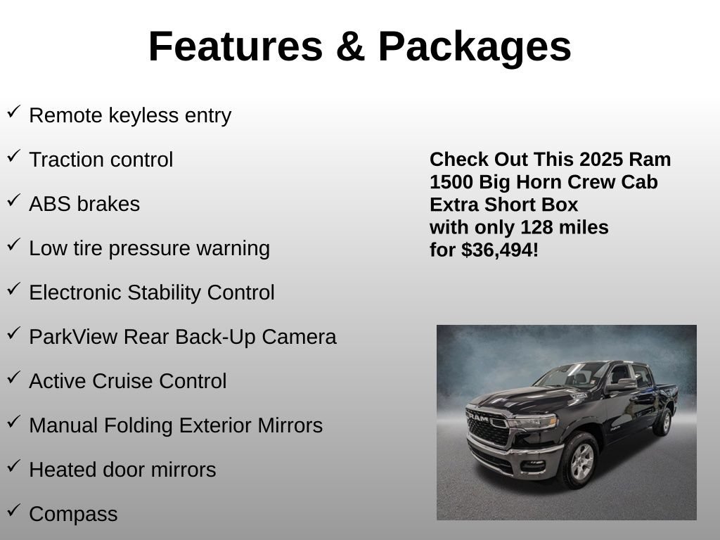 Used 2025 RAM 1500 Big Horn AWD/4WD image 4