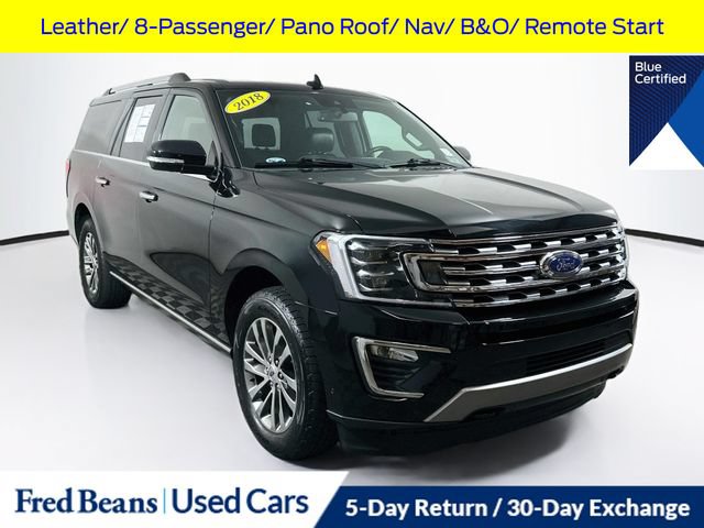 Certified 2018 Ford Expedition Max Limited w/ Equipment Group 301A