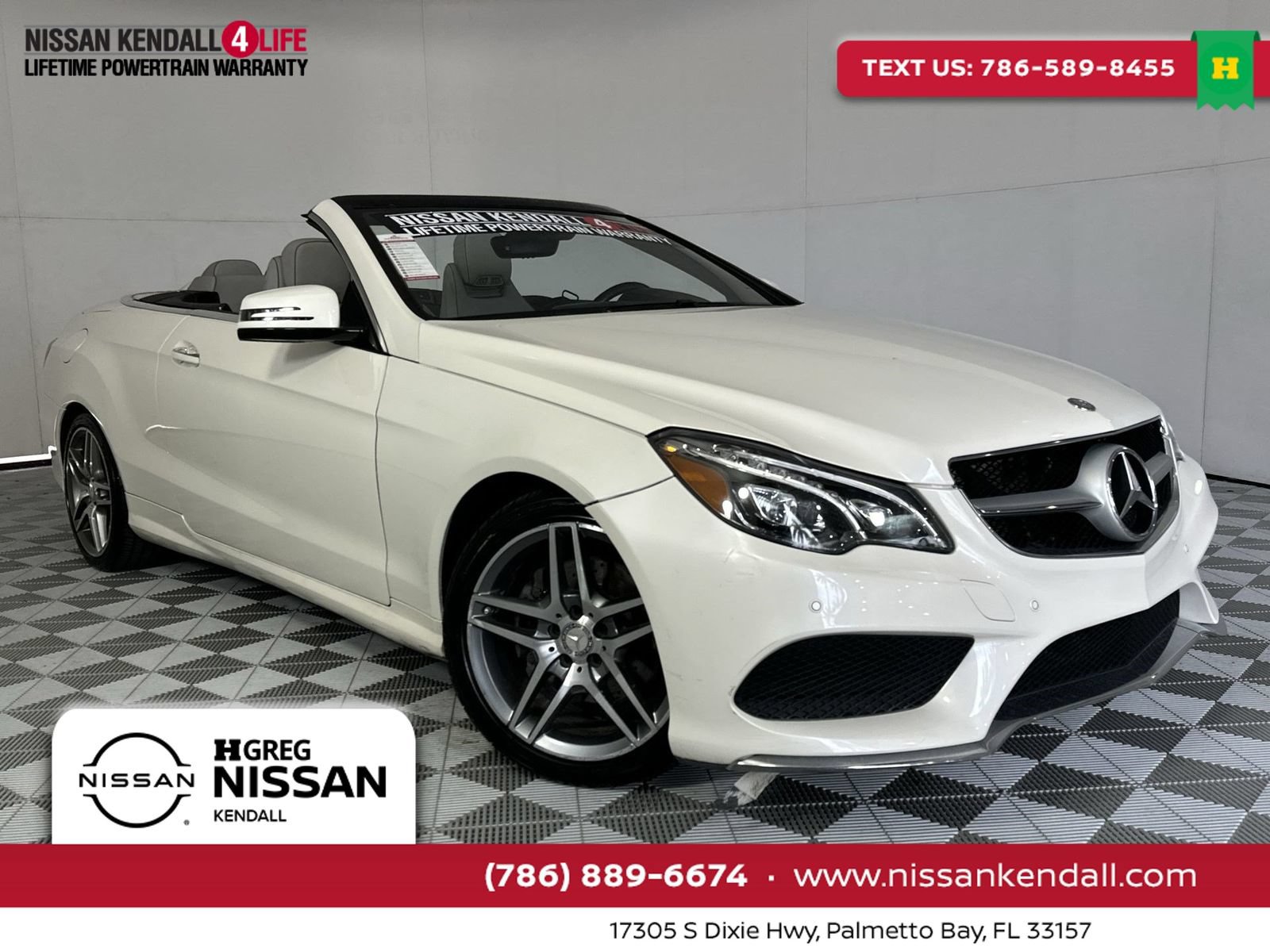 Used 2017 Mercedes-Benz E 400 Cabriolet w/ Premium 2 Package image 1