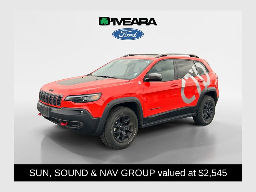 Used 2021 Jeep Cherokee Trailhawk w/ Sun, Sound & Nav Group AWD/4WD image 1