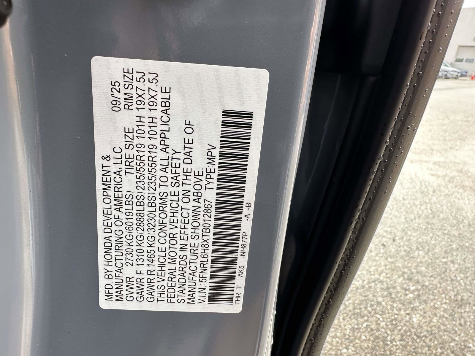 New 2026 Honda Odyssey Touring image 32