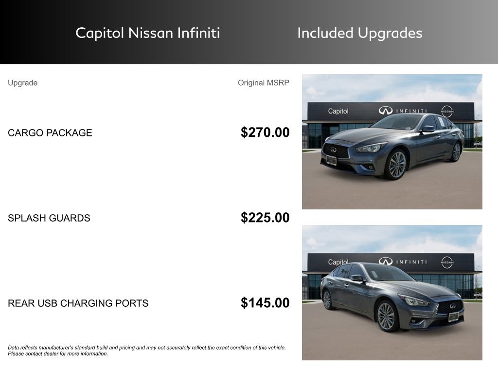 Used 2022 INFINITI Q50 Luxe w/ Cargo Package image 9