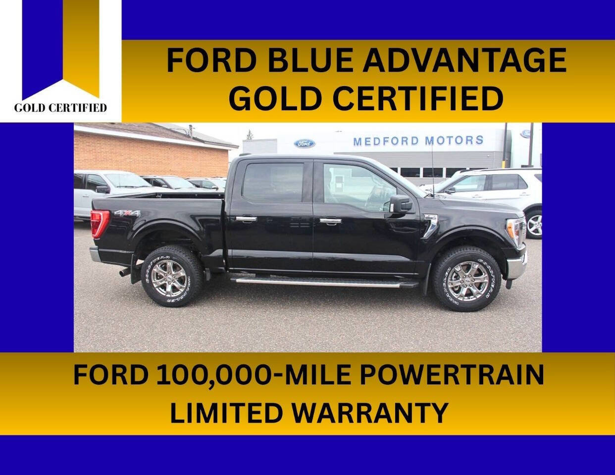 Certified 2022 Ford F150 XLT w/ Equipment Group 302A High image 1