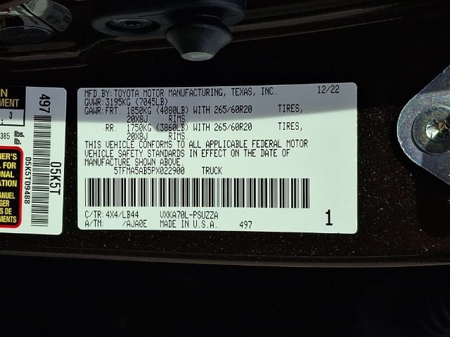 Used 2023 Toyota Tundra 1794 Edition RWD image 31