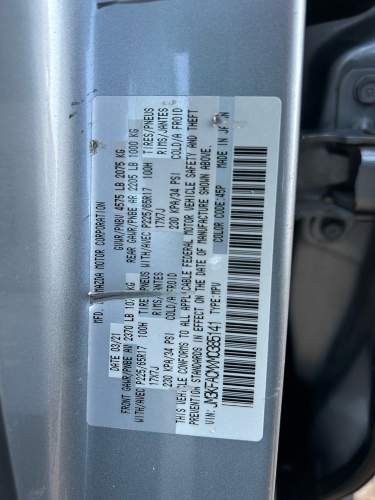 Used 2021 MAZDA CX-5 Touring image 9