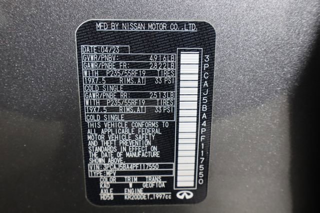 Used 2023 INFINITI QX50 Luxe FWD image 39