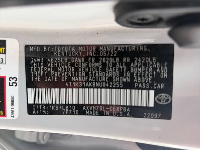 Used 2022 Toyota Camry XSE FWD image 27