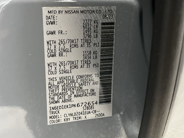 Used 2023 Nissan Frontier PRO-4X w/ Pro Convenience Package image 37