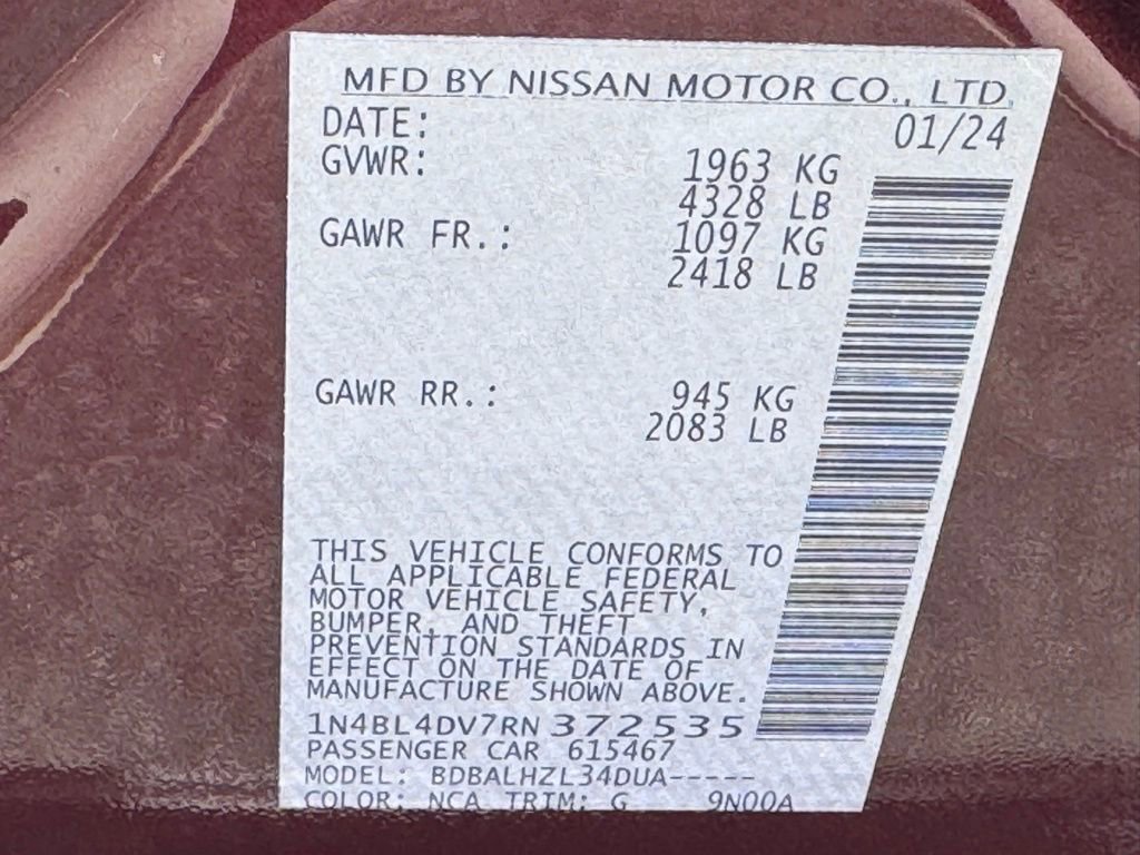 Used 2024 Nissan Altima 2.5 SV image 38