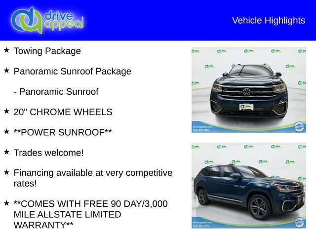 Used 2021 Volkswagen Atlas SE w/ Panoramic Sunroof Package image 6