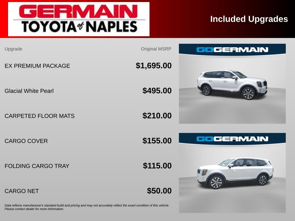 Used 2021 Kia Telluride EX w/ EX Premium Package FWD image 5