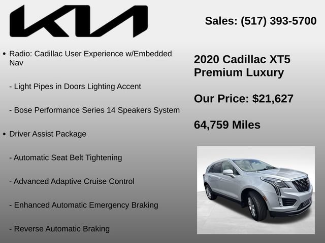 Used 2020 Cadillac XT5 Premium Luxury FWD image 10